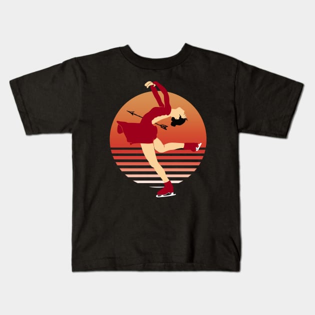 Figure Skating - Art Of Ice Dancing Kids T-Shirt by TMBTM